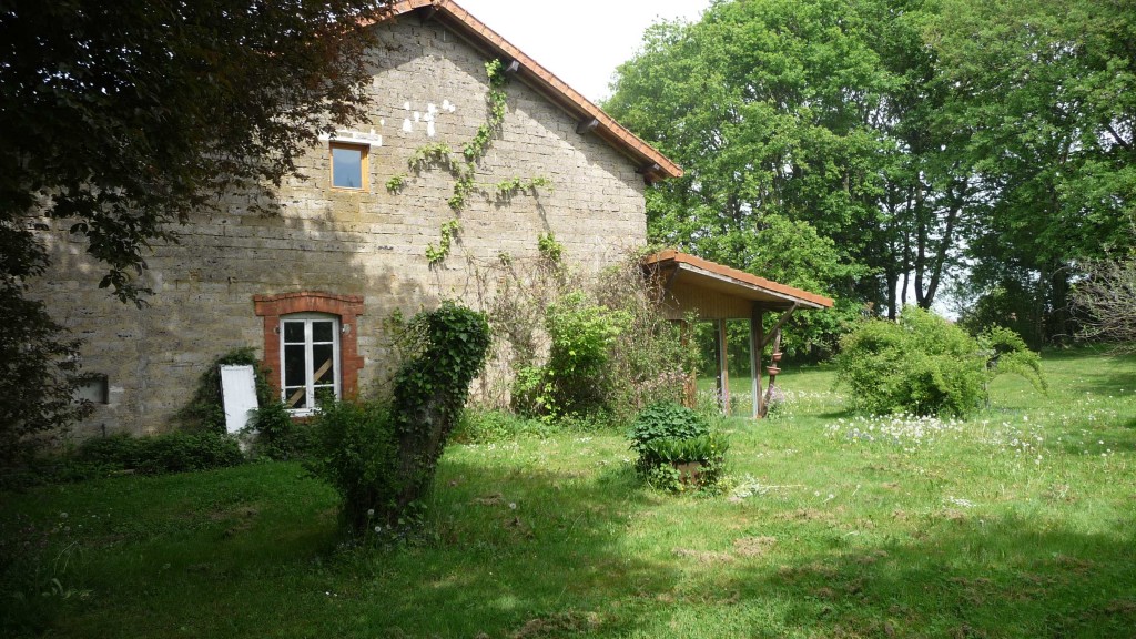 vue coté le projet de renovation d'une ferme bressanne
